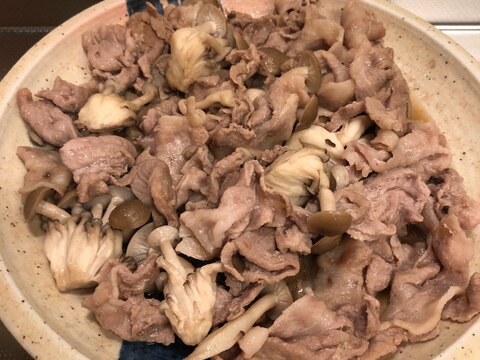 ヘルシー♪しめじと豚肉の甘辛♪生姜焼き^_^